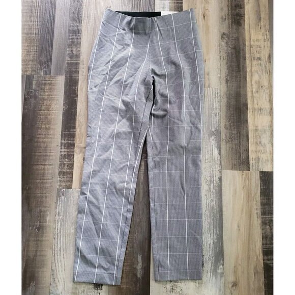 a new day Pants - High-Rise Skinny Ankle Pants - A New Day Gray Plaid Women's Size 2 Stretch